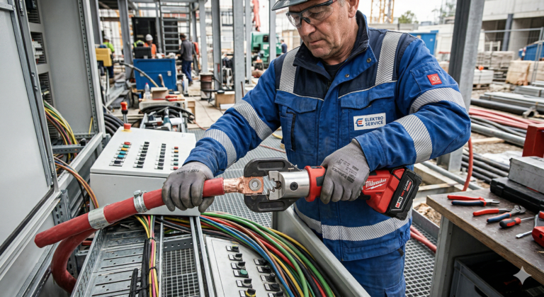 Akkuhydraulische presse