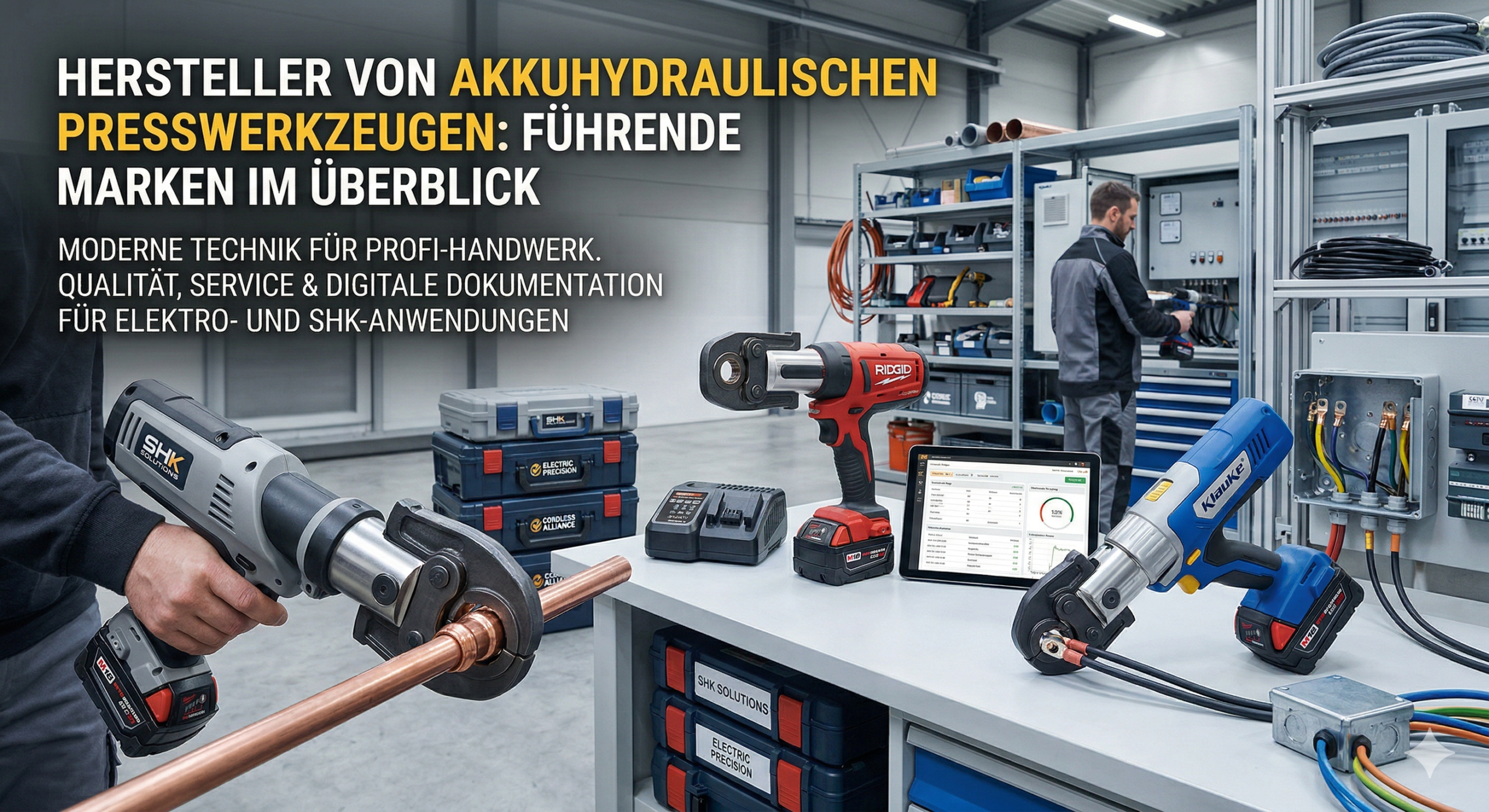 Hersteller von akkuhydraulischen Presswerkzeugen: Top-Marken im Überblick
